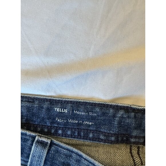 AG Adriano Goldschmied Men's Tellis Modern Slim Fit Jeans Distressed 34x33 Blue - Picture 4 of 11